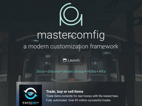 'mastercomfig.com' screenshot