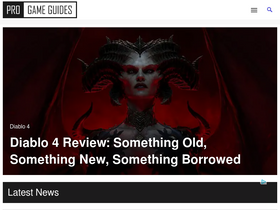 'progameguides.com' screenshot