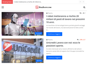 'newslavoro.com' screenshot