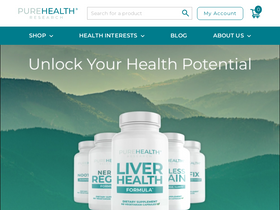 'purehealthresearch.com' screenshot