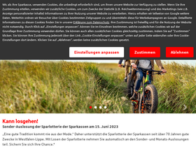 'sparkasse-witten.de' screenshot