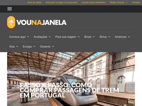 'vounajanela.com' screenshot