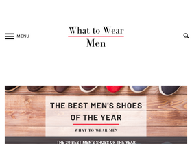 'whattowearmen.com' screenshot