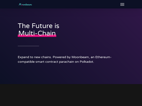 'moonbeam.network' screenshot