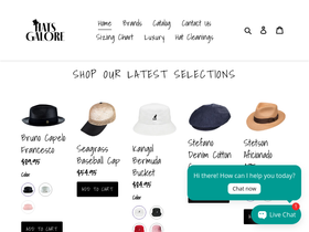 shophatsgalore.com homepage screenshot