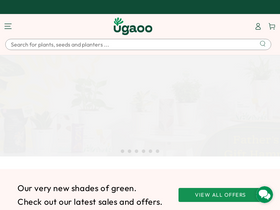 'ugaoo.com' screenshot