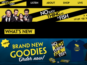 'nosuchthingasafish.com' screenshot