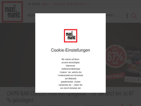 'maximarkt.at' screenshot