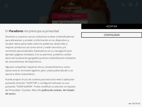 'parador.es' screenshot