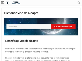 'visedenoapte.ro' screenshot