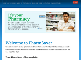 'pharmsaver.net' screenshot