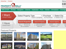 'propertywala.com' screenshot
