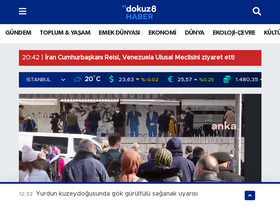 'dokuz8haber.net' screenshot