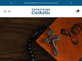 'everythingcatholic.com' screenshot
