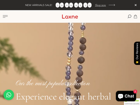 laxne.com homepage screenshot