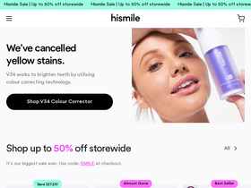 Hismile homepage screenshot