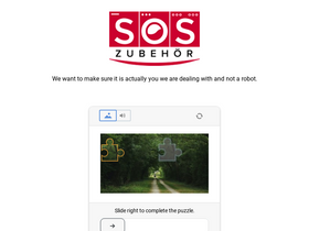 'sos-zubehoer.de' screenshot