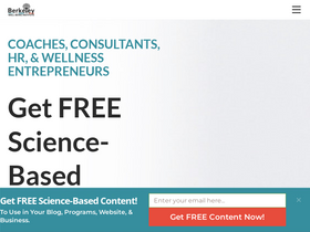 'berkeleywellbeing.com' screenshot