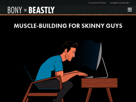 'bonytobeastly.com' screenshot