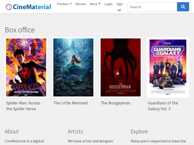 'cinematerial.com' screenshot