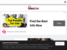 'maroczone.de' screenshot