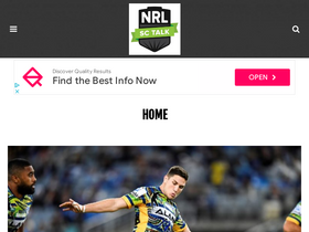 'nrlsupercoachtalk.com' screenshot