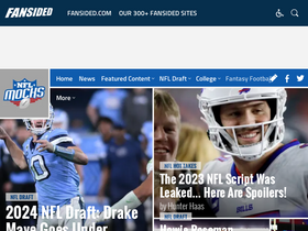 'nflmocks.com' screenshot