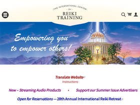'reiki.org' screenshot