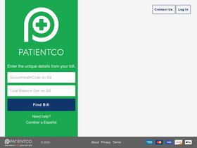 'gopatientco.com' screenshot