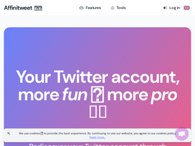 'affinitweet.com' screenshot