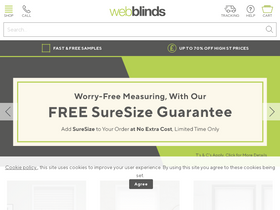 'web-blinds.com' screenshot