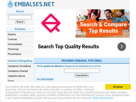 'embalses.net' screenshot