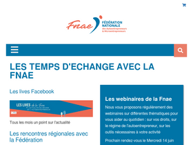 'federation-auto-entrepreneur.fr' screenshot