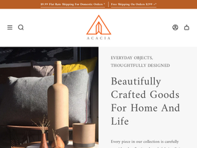 acacia-sf.com homepage screenshot
