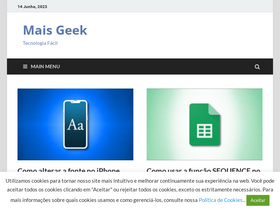 'maisgeek.com' screenshot