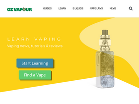 'ozvapour.com' screenshot