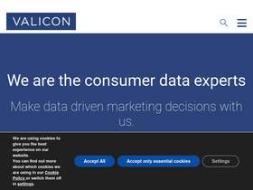 'valicon.net' screenshot