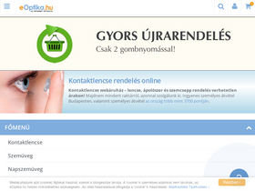 'eoptika.hu' screenshot