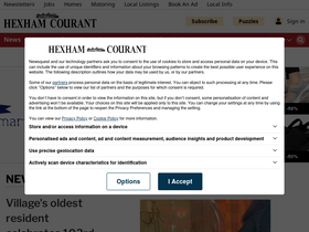 'hexham-courant.co.uk' screenshot