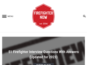 'firefighternow.com' screenshot