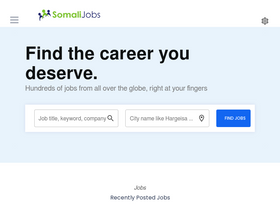 'somalijobs.com' screenshot