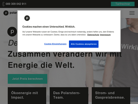 'polarstern-energie.de' screenshot