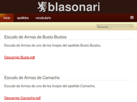 'blasonari.net' screenshot