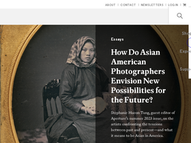 'aperture.org' screenshot