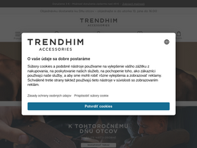 'trendhim.sk' screenshot