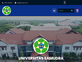 'unsam.ac.id' screenshot
