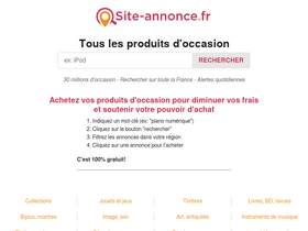 'site-annonce.fr' screenshot