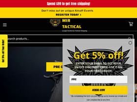'mirtactical.com' screenshot