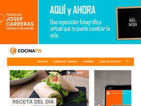 'cocinatis.com' screenshot