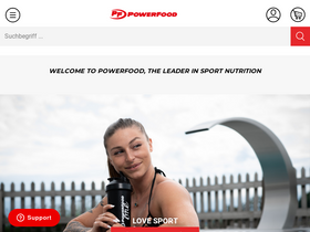 'powerfood.ch' screenshot